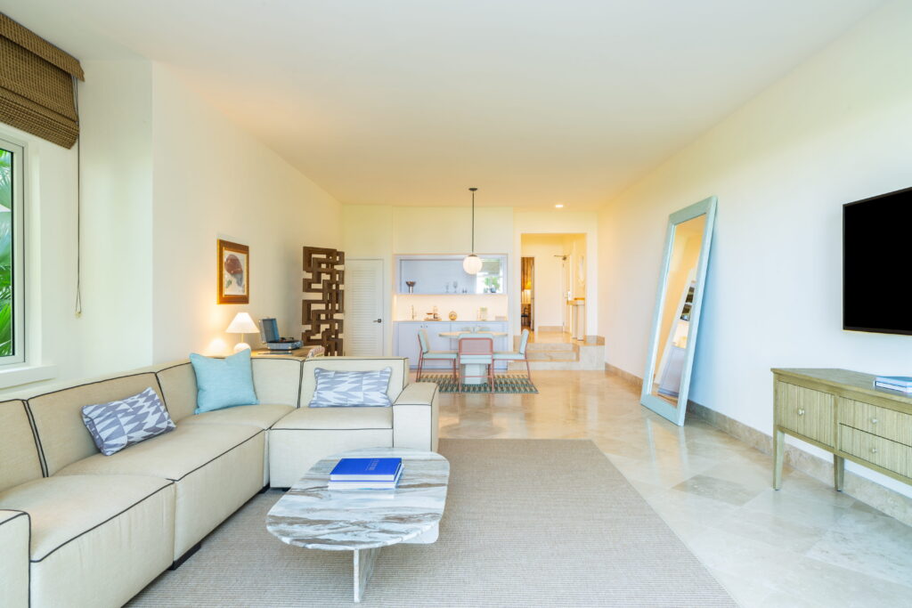 Living Area, Dining, Kitchenette with View of Enterance